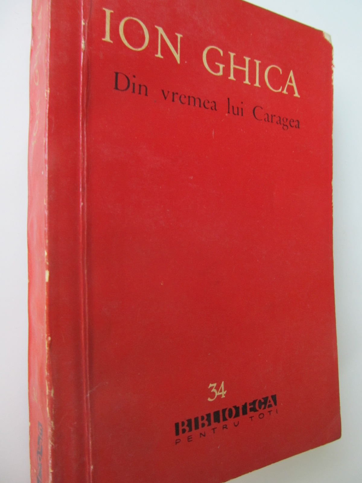 Din vremea lui Caragea - Ion Ghica | Detalii carte
