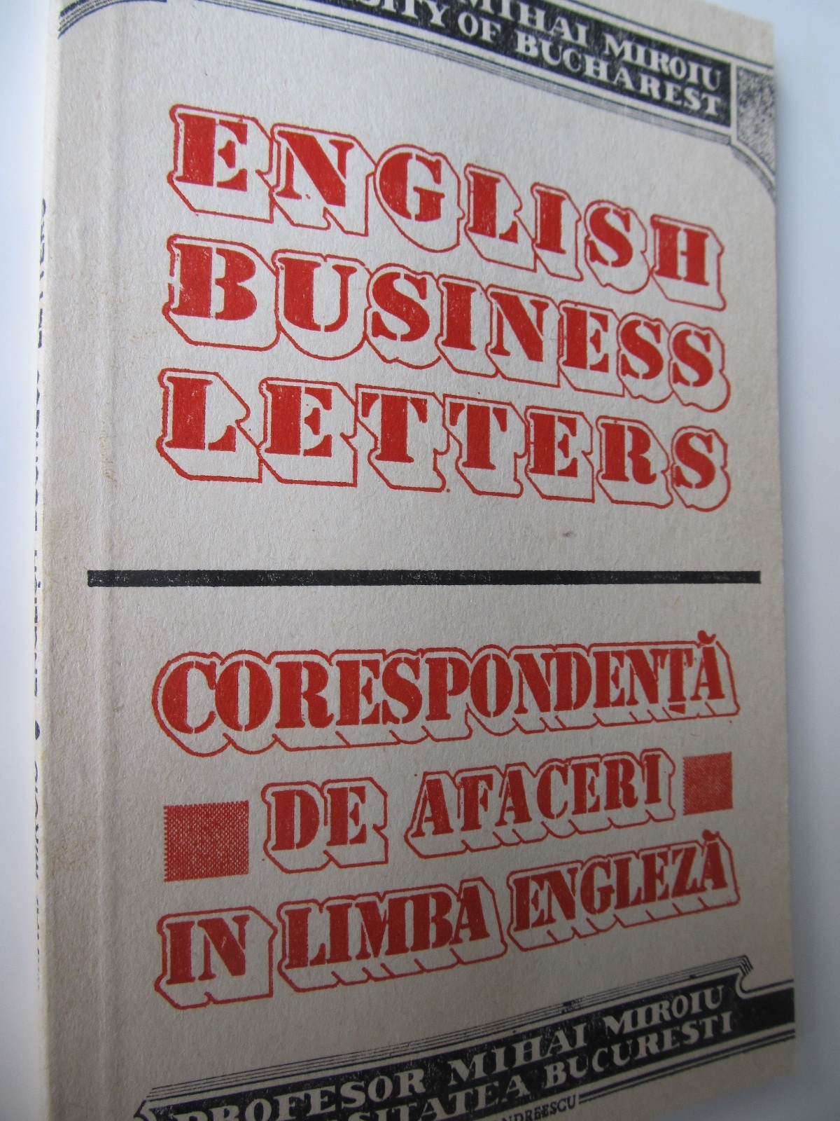 English Buisness Letters - Corespondenta de afaceri in limba engleza - Mihai Miroiu | Detalii carte