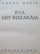 Eva ket ejszakaja - Ronay Maria | Detalii carte