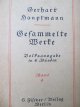 Gesammelte Werke in sechs Bänden - Sechster Band - Gerthart Hauptmann | Detalii carte