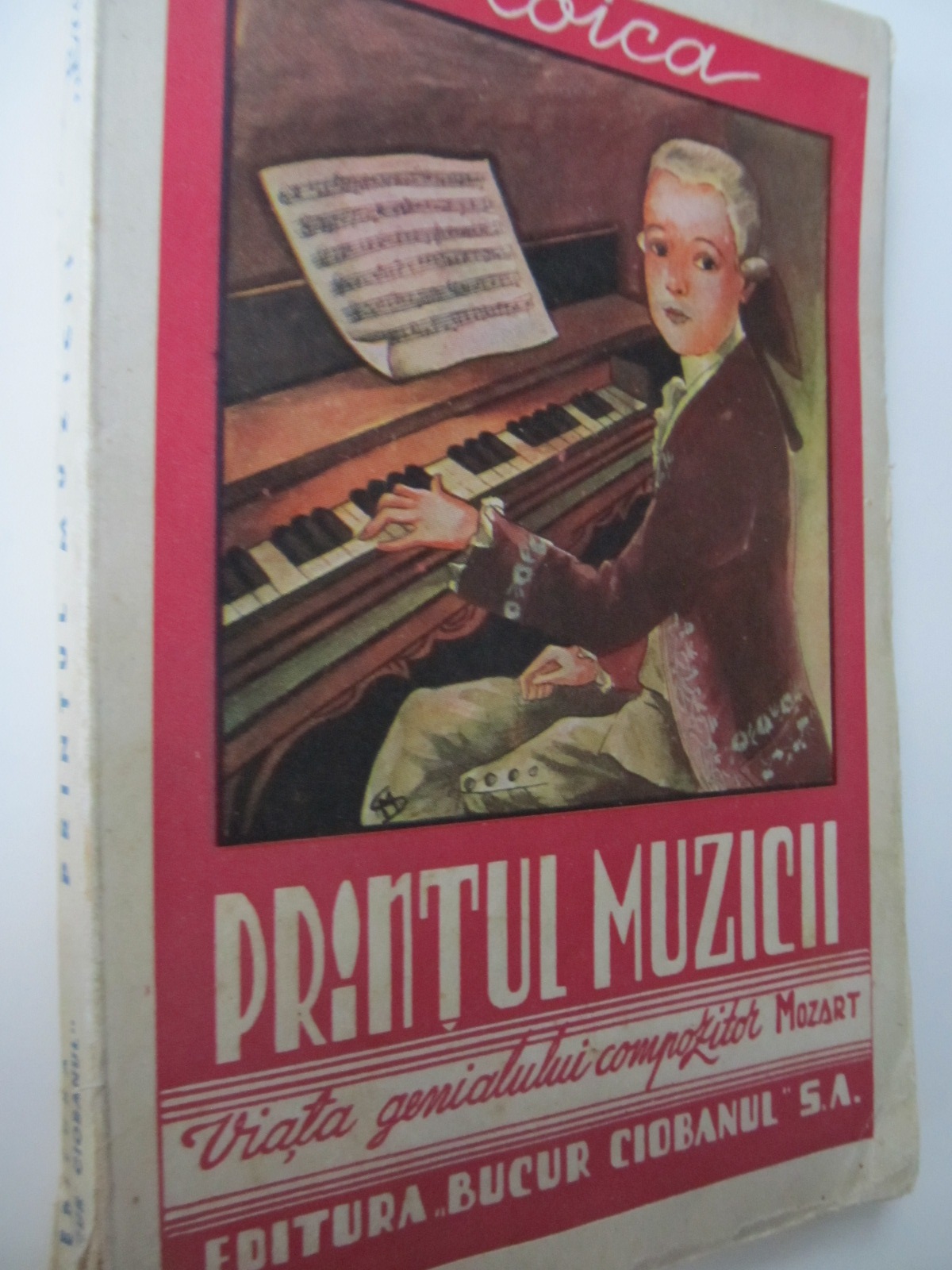 Printul muzicii Viata genialului compozitor Mozart , 1942 - Lelia Zavideanu | Detalii carte