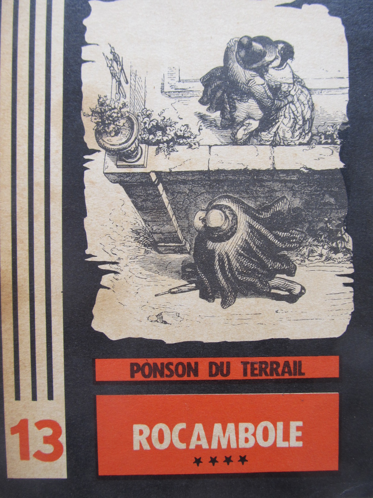 Carte Rocambole (13) - Ponson du Terrail