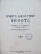 Carte Sfanta Manastire Arnota , 1937 - D. Cristescu