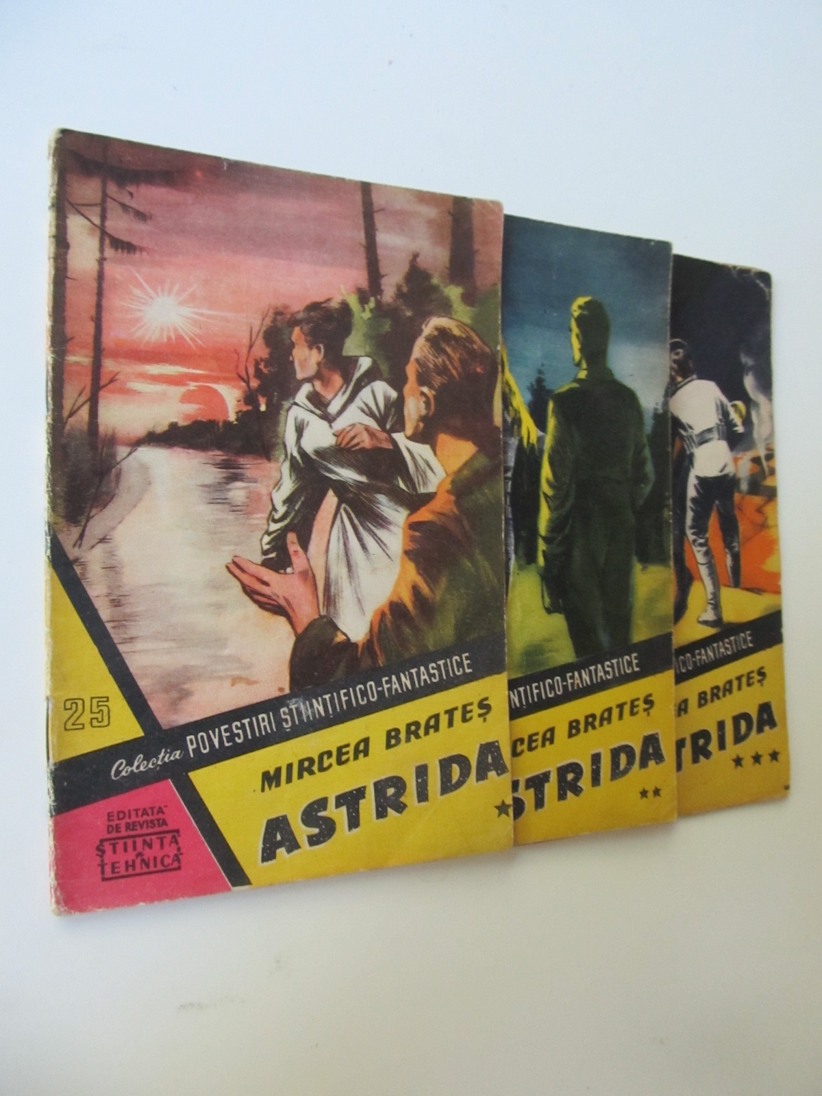 Astrida Nr. 25 , 26 , 27 (3 vol.) - complet (Povestiri stiintifico fantastice) - Mircea Brates | Detalii carte