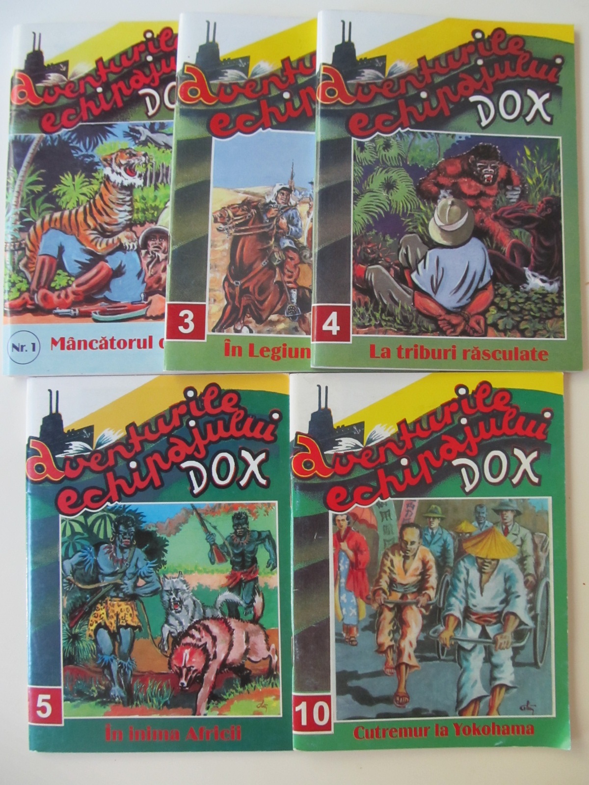Aventurile submarinului Dox Nr. 1 , 3 , 4 , 5 , 10 (5 vol.) - Editura Marist - *** | Detalii carte