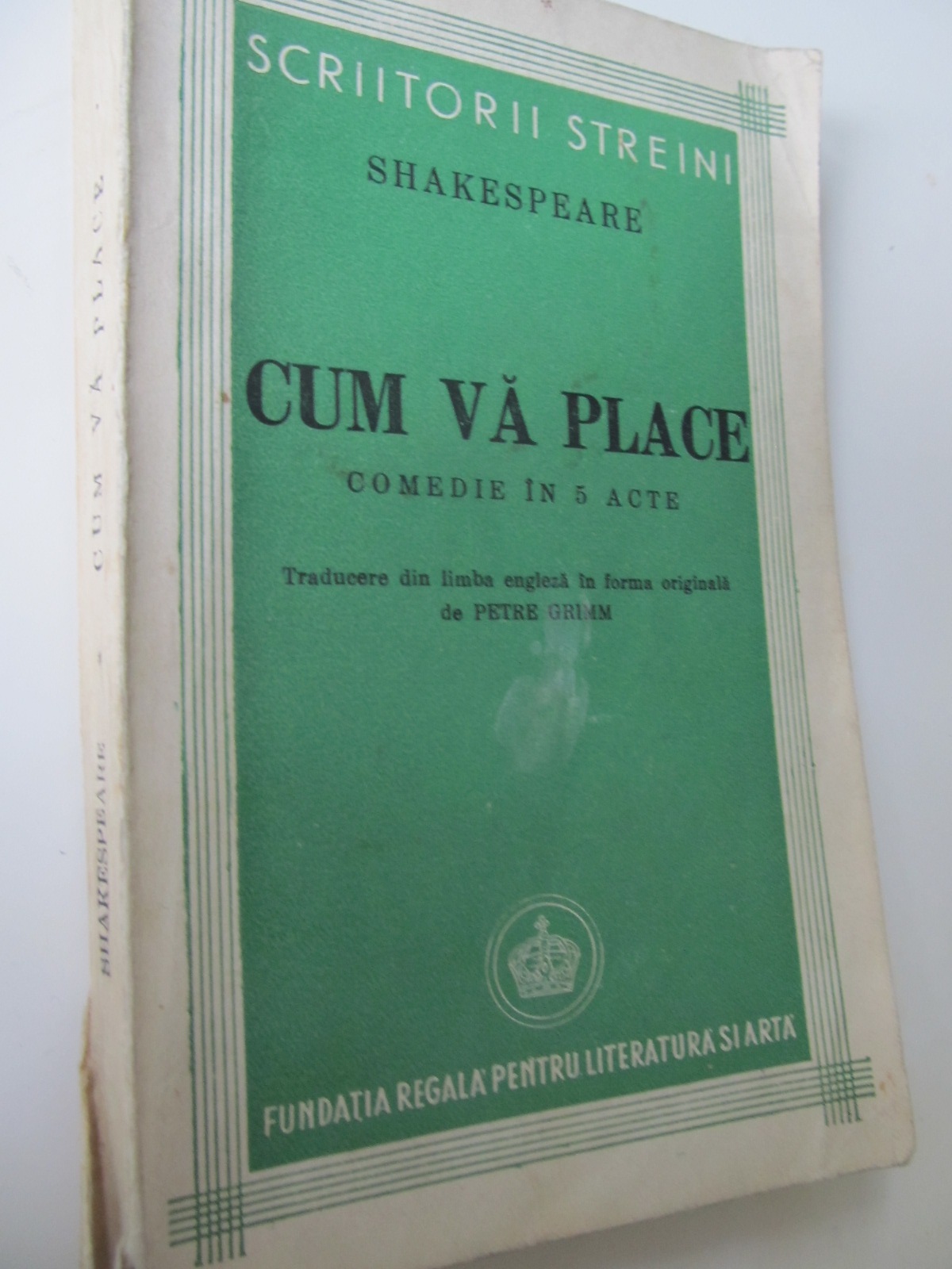 Cum va palace , 1942 - Shakespeare | Detalii carte