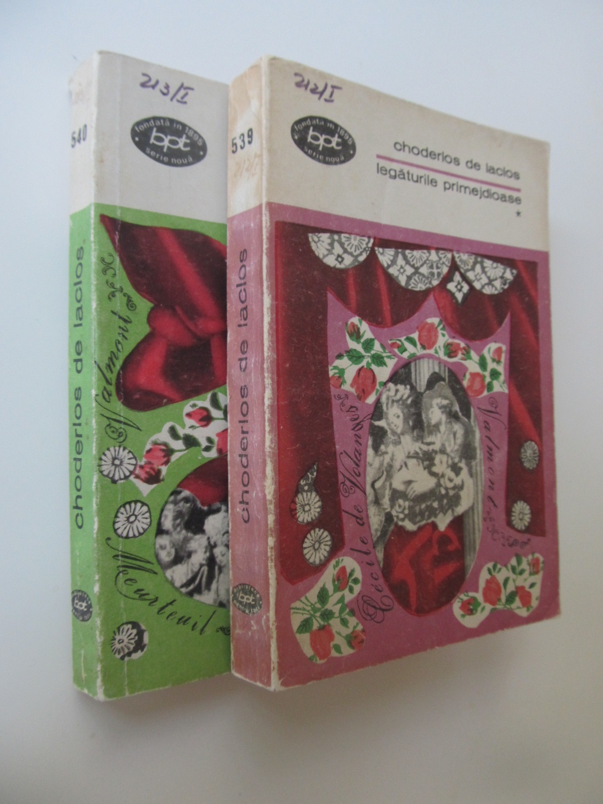 Legaturi primejdioase (2 vol.) - Choderlos de Lacios | Detalii carte