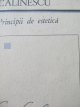Principii de estetica - George Calinescu | Detalii carte