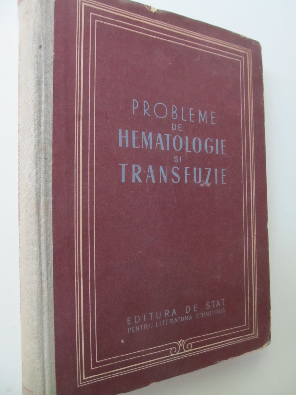 Probleme de hematologie si transfuzie - C. Aurescu , G. Bianu , ... | Detalii carte