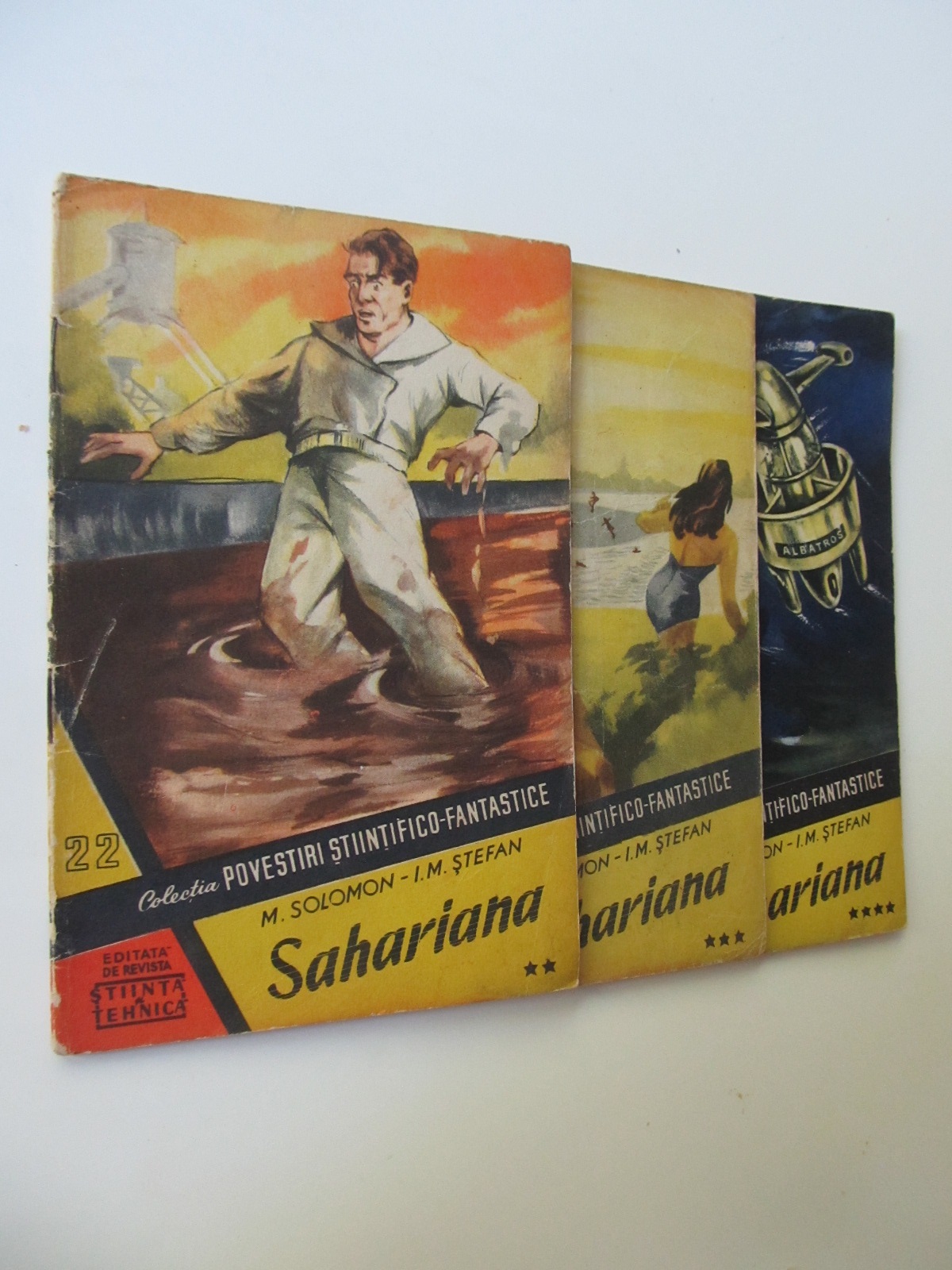 Sahariana Nr. 22 , 23 , 24 (vol. 2-4) (Povestiri stiintifico fantastice) - M. Solomon , I. M. Stefan | Detalii carte