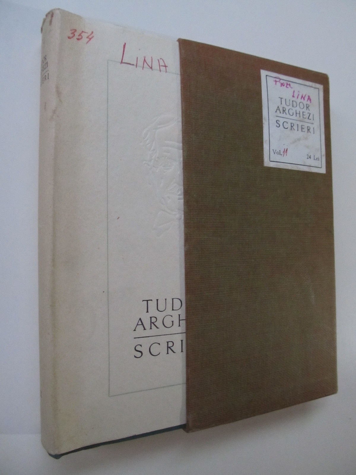 Scrieri (vol. 11) - Proze - Lina - cartonata , supracoperta , etui - Tudor Arghezi | Detalii carte