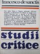 Studii critice - Francesco de Sanctis | Detalii carte