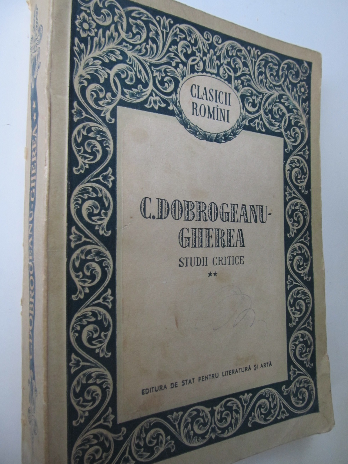 Studii critice (vol. 2) - C. Dobrogeanu Gherea | Detalii carte