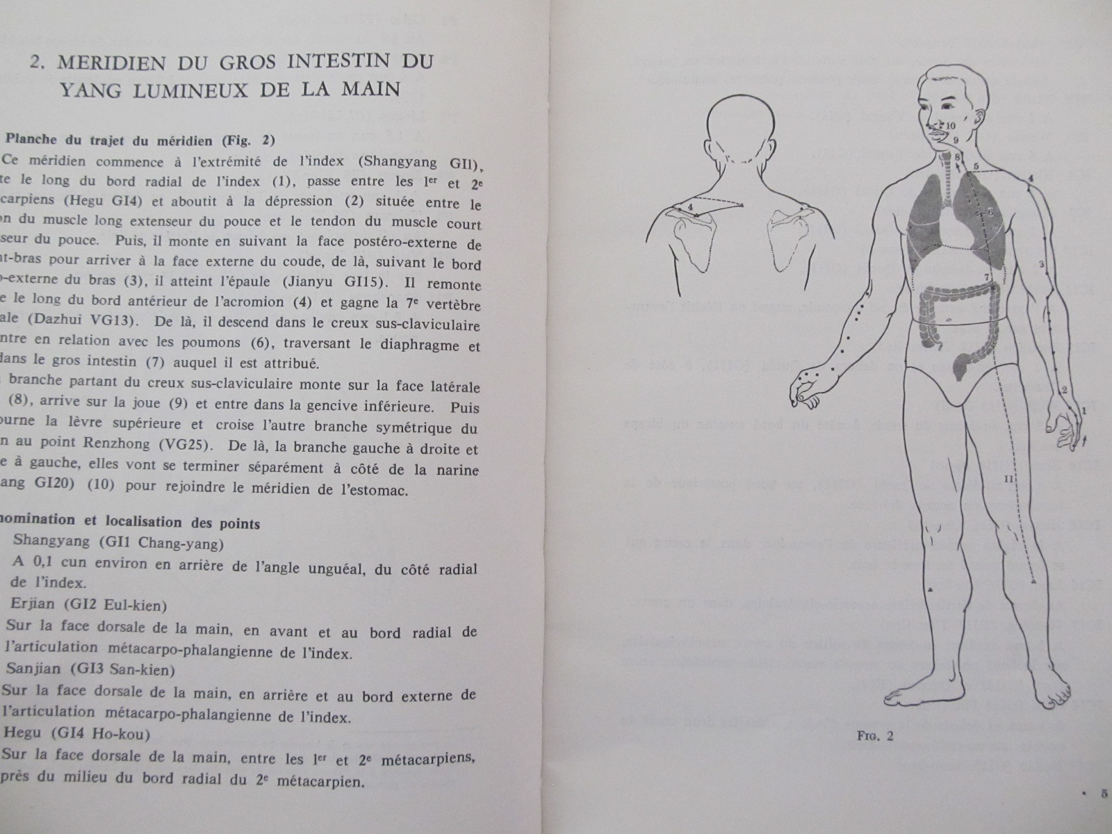 Carte Cahier d' explication pour les planches anatomiques des points d' acupuncture et des 14 meridiens [1] - ***
