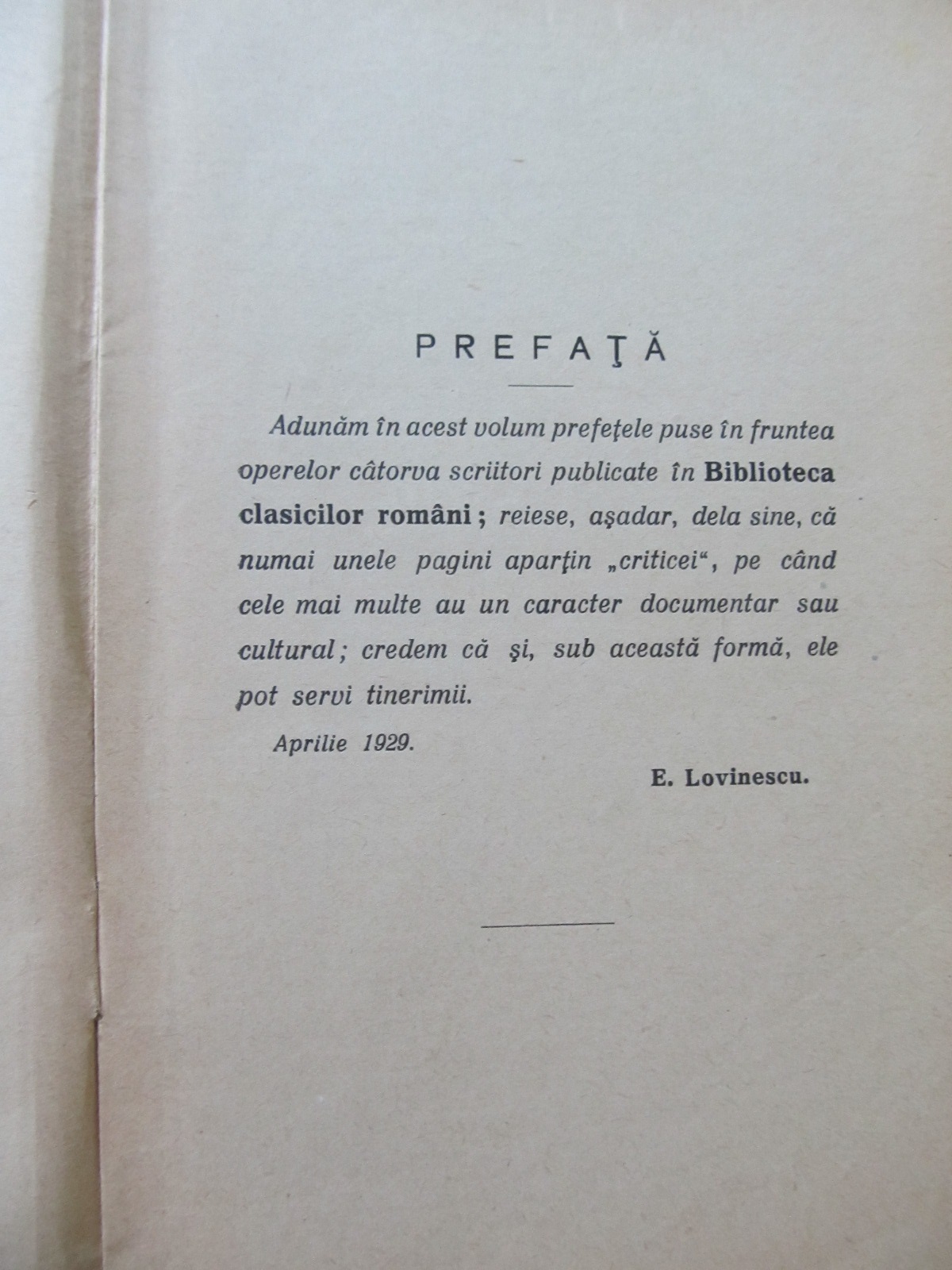 Carte Critice X - Mihai Eminescu , Vasile Alecsandri , Ion Creanga , N. Filimon , 1929 - E. Lovinescu
