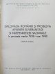 Carte Diplomatia Romaniei si problema apararii suveranitatii si independentei nationale in perioada martie 1938 - mai 1940 - Viorica Moisuc