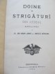 Carte Doine si strigaturi din Ardeal , 1895 - completa , stare f. buna - jarnik ,barseanu
