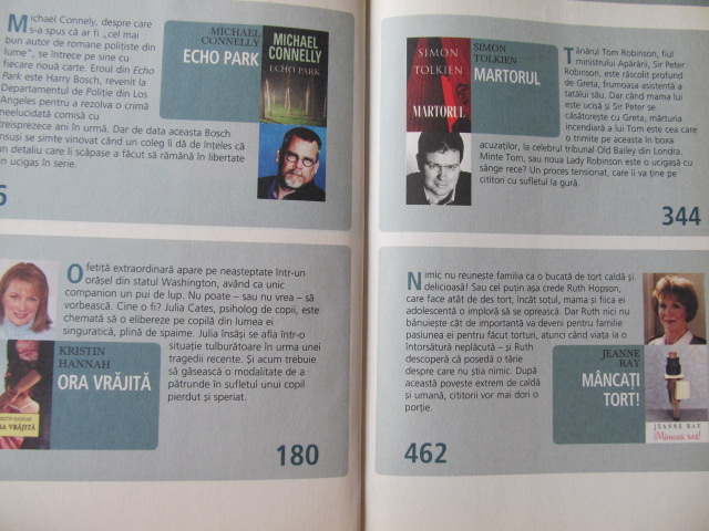 Carte Echo park , Ora vrajita , Martorul , Mancati tort - Michael Connelly , Kristin Hannah , Simon Tolkien ,  Jeanne Ray