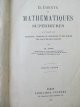 Carte Elements de Mathematiques Superieures , 1920 - H. Vogt
