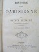 Carte Histoire D' une Parisienne , 1883 - Octave Feuillet