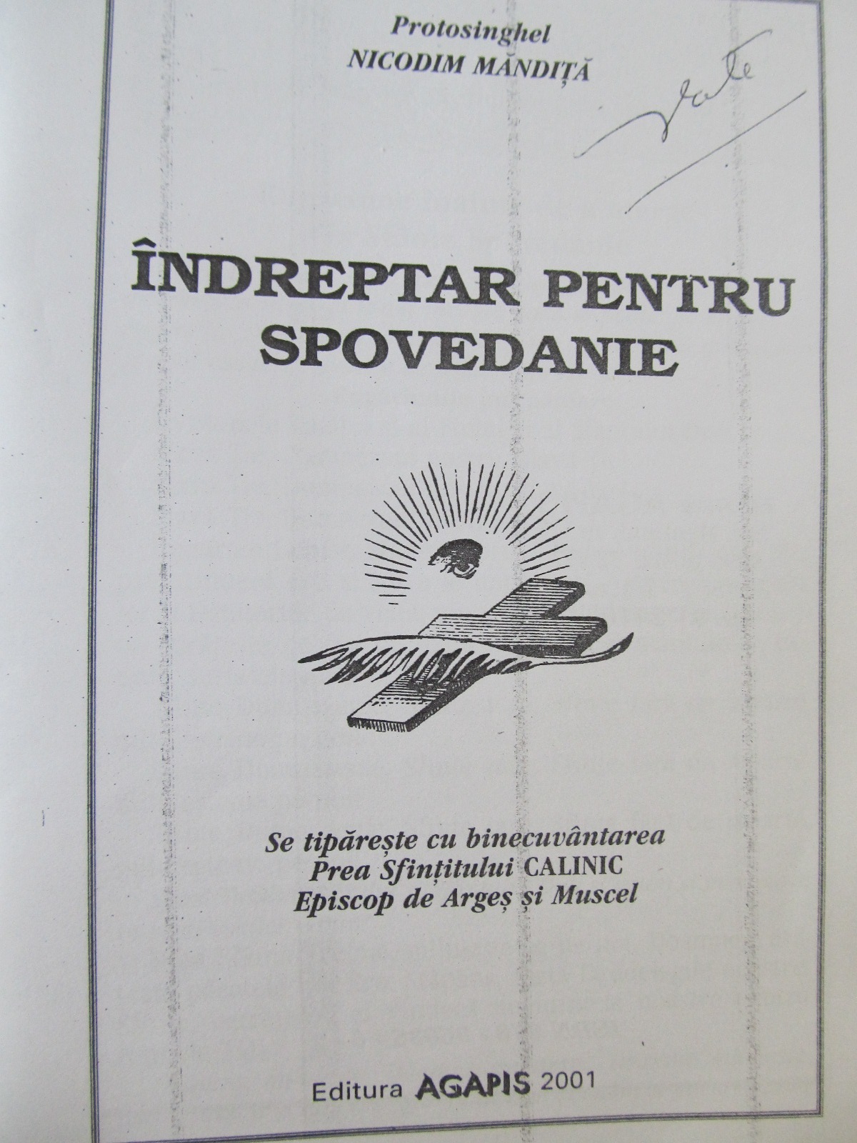 Carte Indreptar pentru spovedanie - Nicodim Mandita