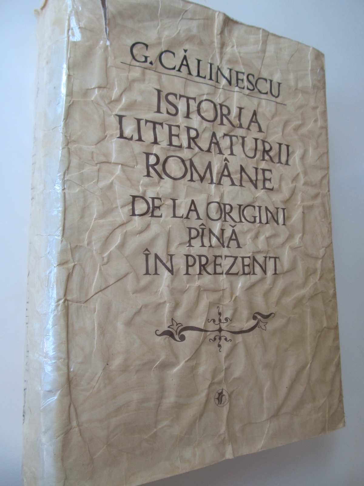 Carte Istoria literaturii romane - De la origini pana in prezent - G. Calinescu
