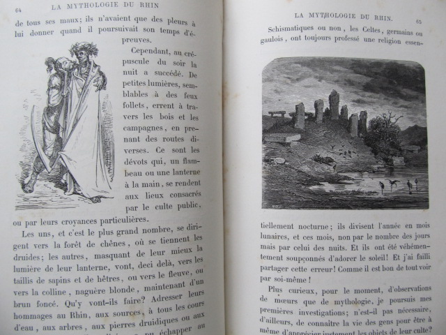 Carte La Mythologie du Rhin et des Contes de la mere-grand , 1862 - X. B. Saintine
