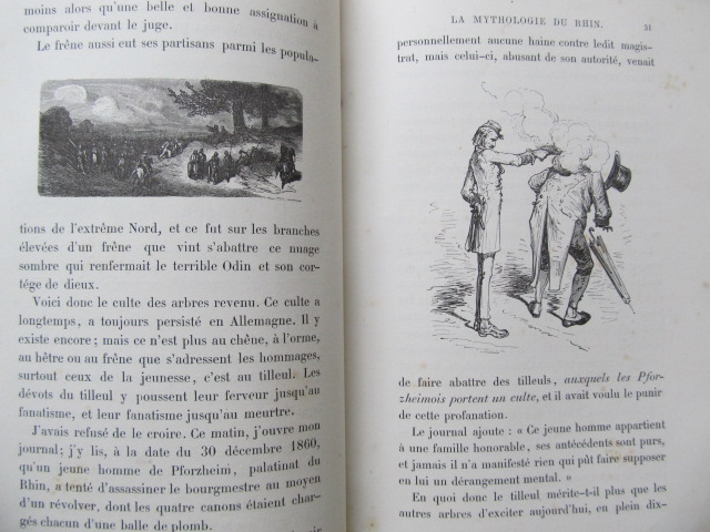 Carte La Mythologie du Rhin et des Contes de la mere-grand , 1862 - X. B. Saintine