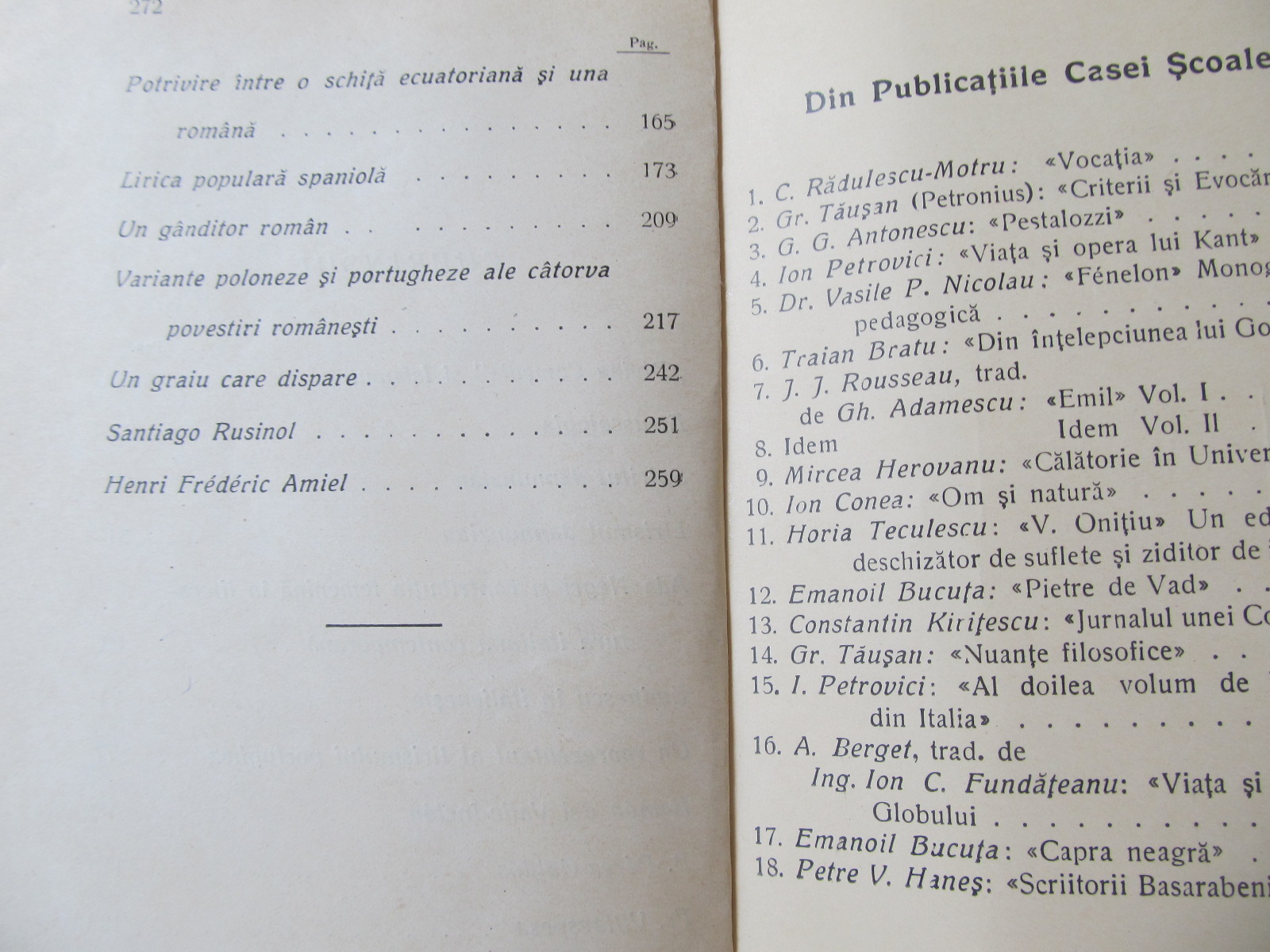 Carte Lecturi romanice , 1939 - Al. Popescu Telega