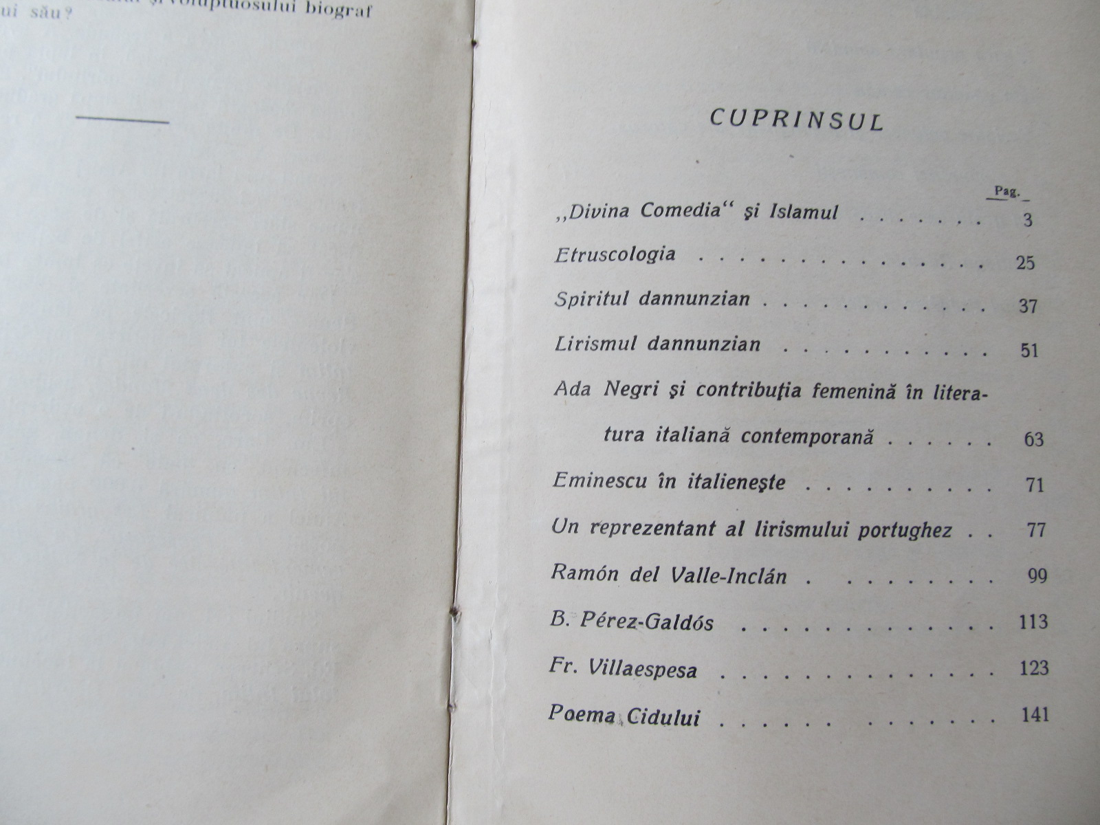Carte Lecturi romanice , 1939 - Al. Popescu Telega