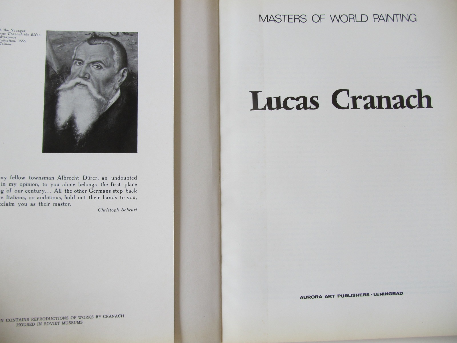 Carte Lucas Cranach (Masters of world painting) (Album) - N. Nikulin