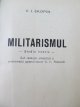 Carte Militarismul - V. I. Skopin