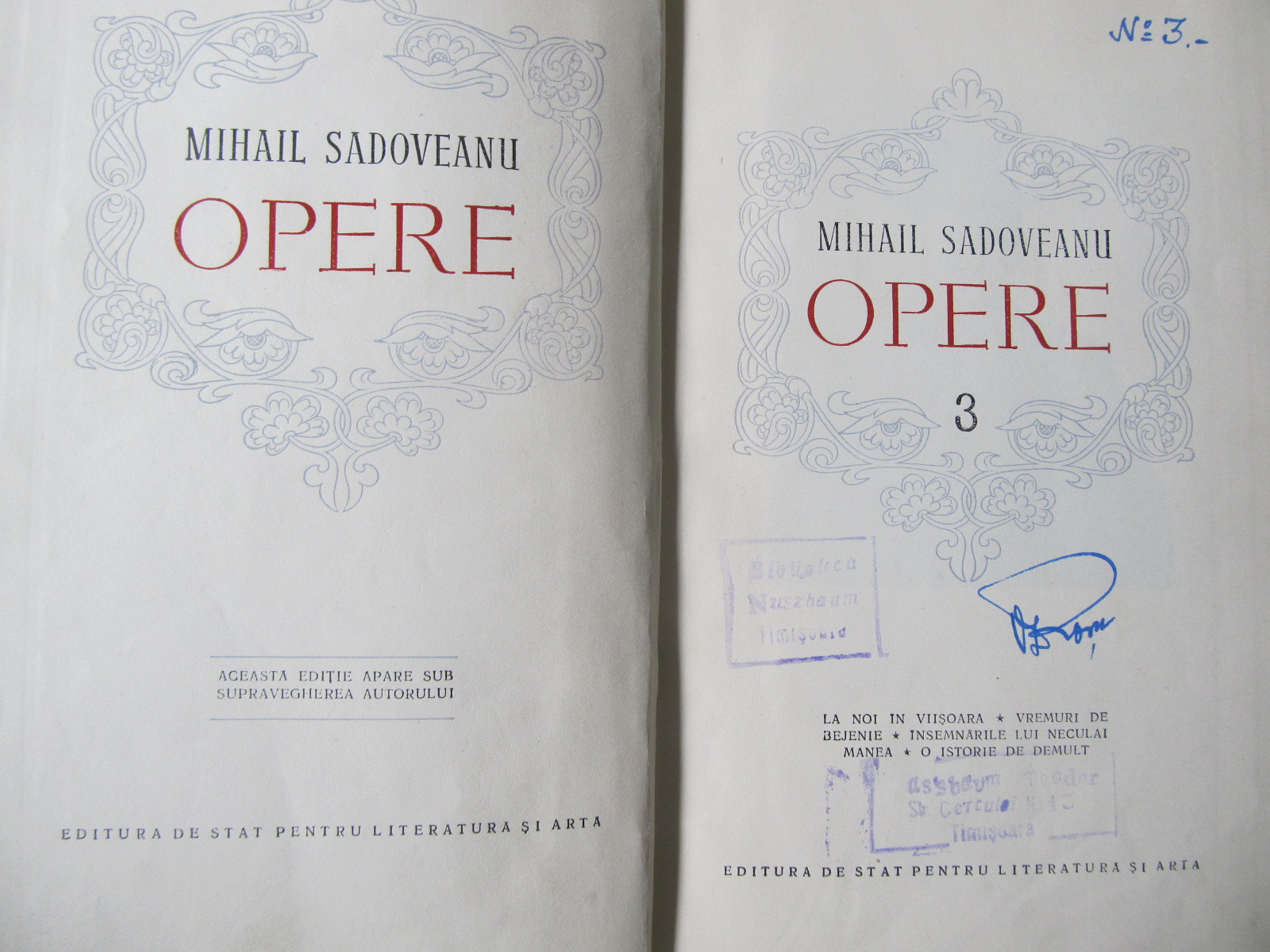 Carte Opere (3) - Mihail Sadoveanu