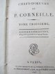 Carte Opere  (Chefs-D' Oeuvre) (3 vol.) , 1823 - P. Corneille