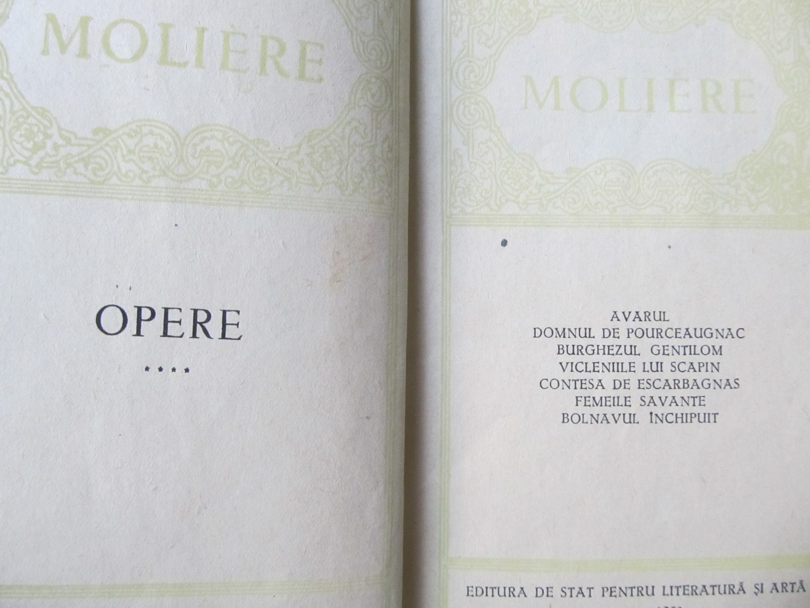 Carte Opere (vol.4) - Moliere