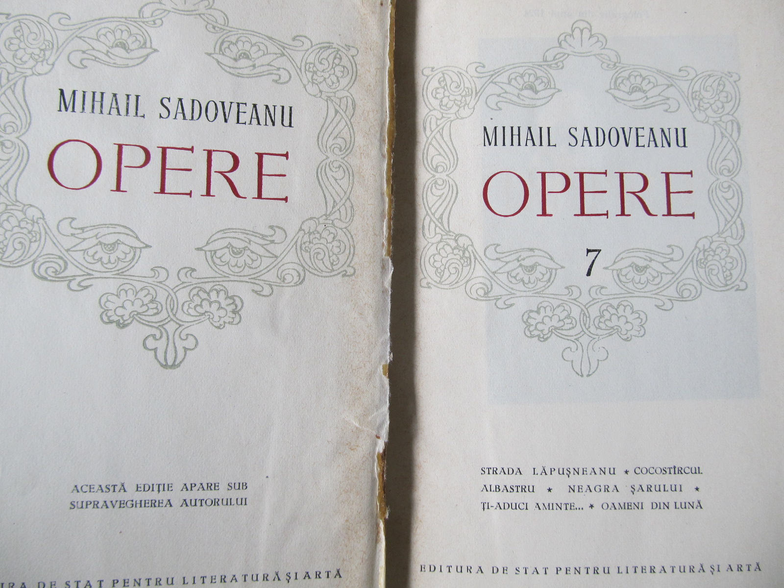 Carte Opere (vol. 7) - Mihail Sadoveanu