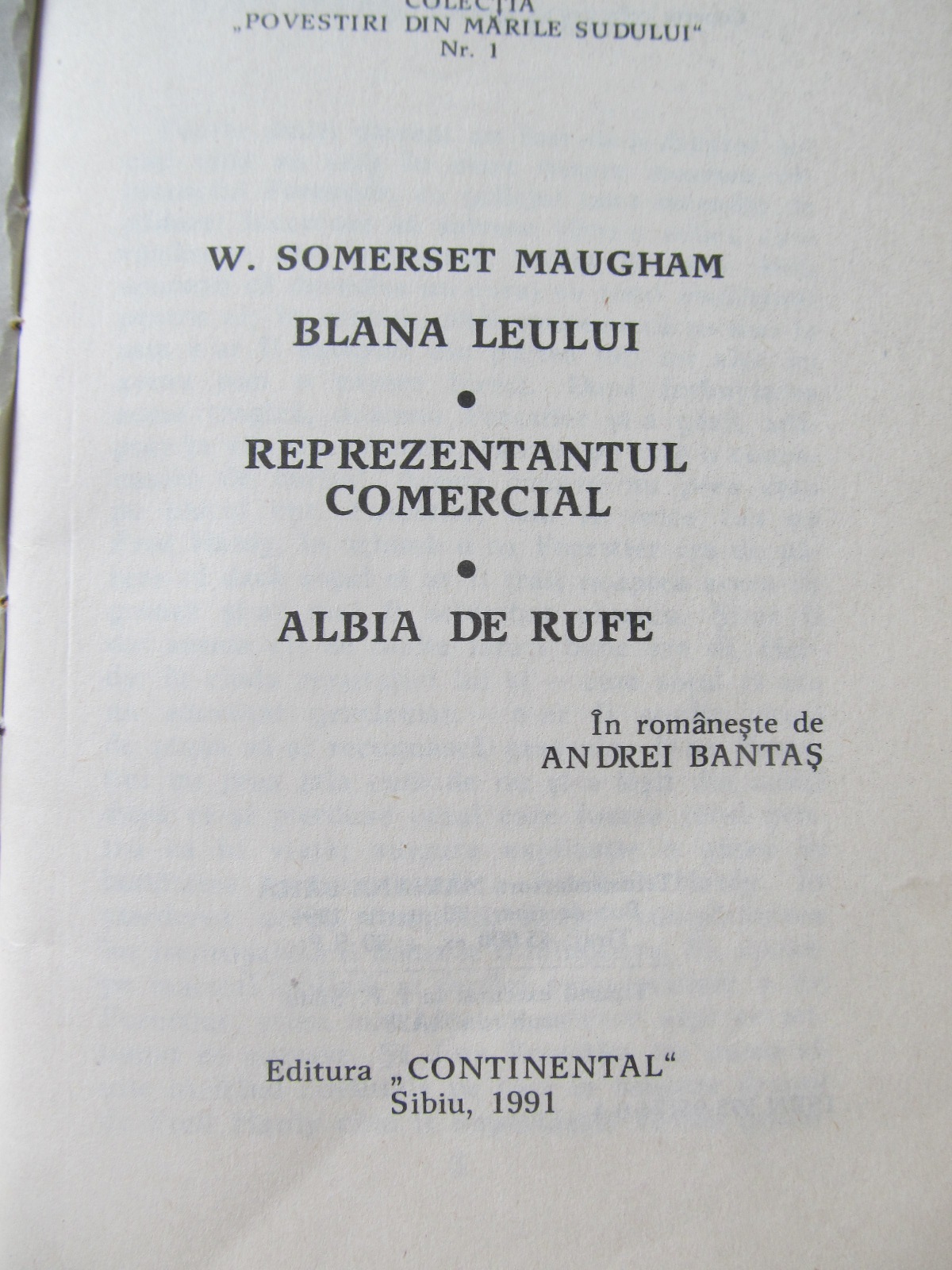 Carte Povestiri din marile sudului - W. Somerset Maugham
