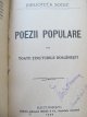 Carte Pribegie - Iul. Giurea - Poezii populare din toate tinuturile romanesti (2 vo. colegate) , 1919 - 1909 - Iul. Giurea