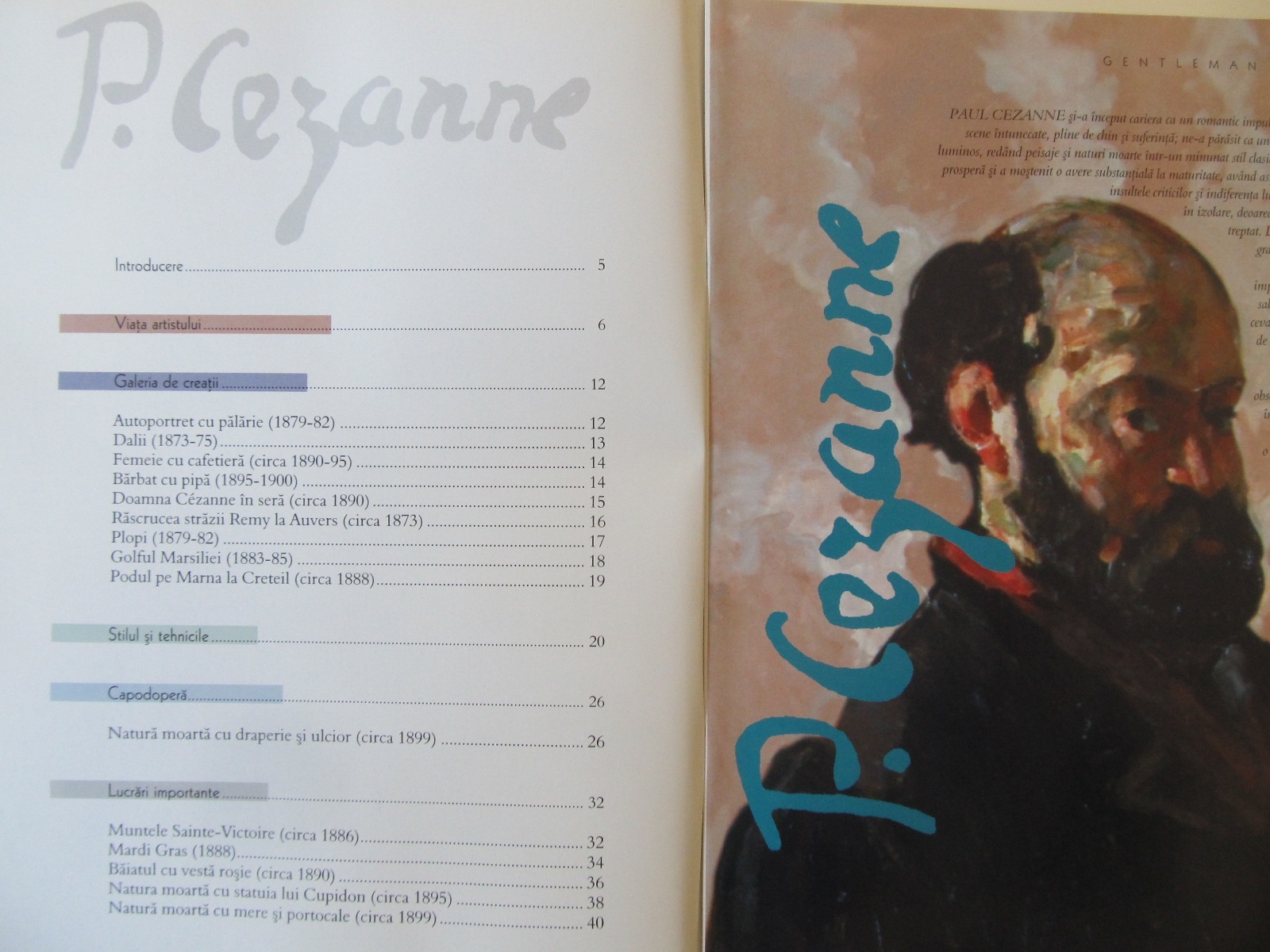 Carte Revista Art Gallery Nr. 10 - Paul Cezanne - ***