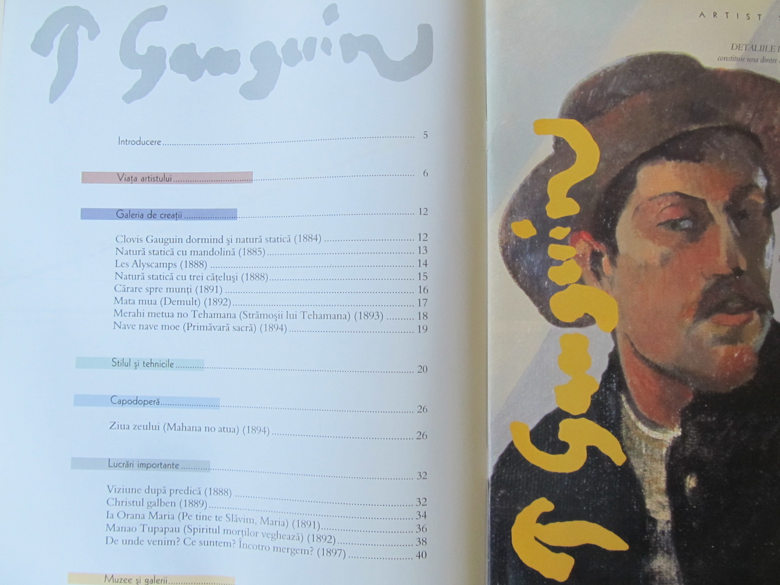 Carte Revista Art Gallery Nr. 17 - Paul Gauguin - ***