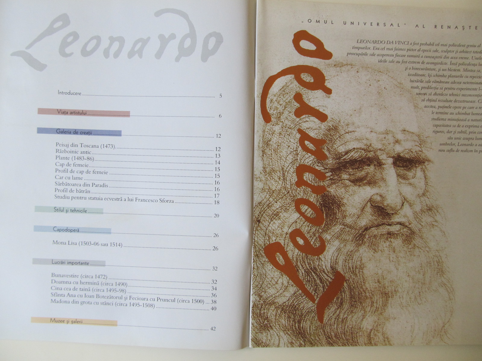 Carte Revista Art Gallery Nr. 2 - Leonardo da Vinci - ***