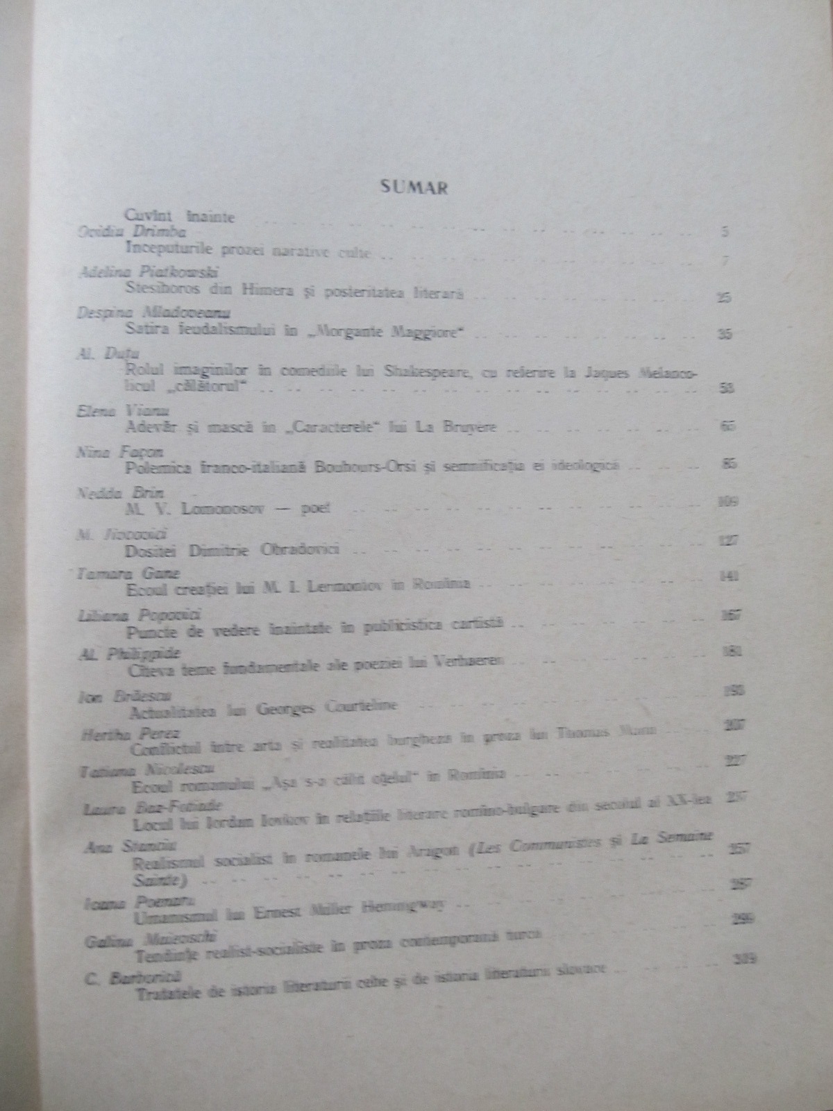 Carte Studii de literatura universala II - ***