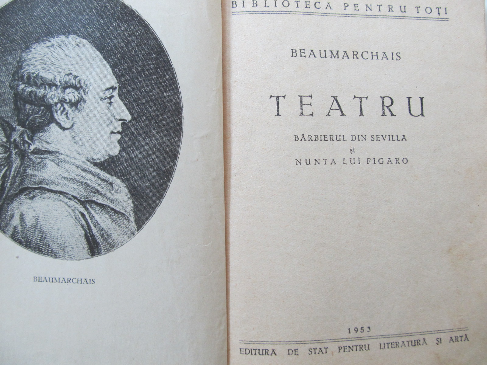 Carte Teatru (Barbierul din Sevilla - Nunta lui Figaro) - Beaumarchais