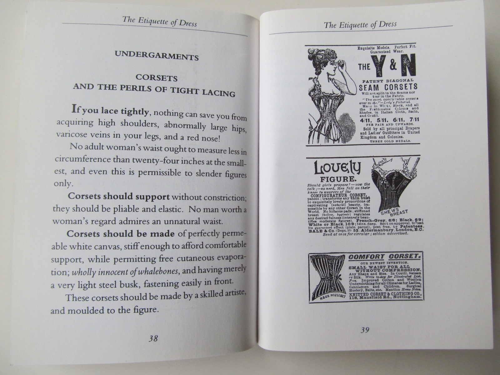 Carte The Etiquette of Dress - What shall I wear? - Madeleine Brant