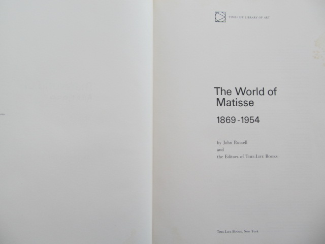 Carte The World of Matisse (album) - John Russell