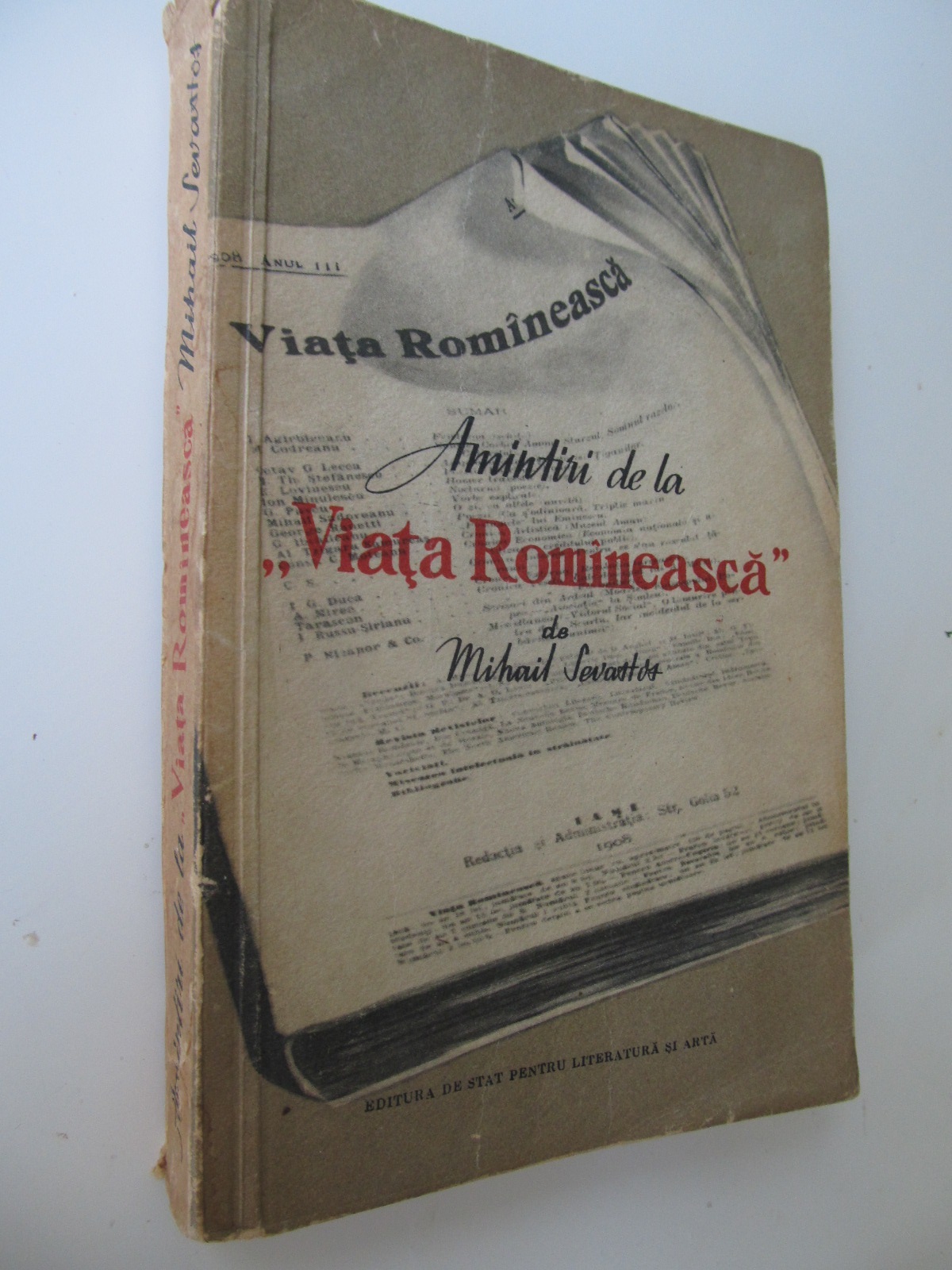 Amintiri de la Viata Romaneasca - Mihail Sevastos | Detalii carte