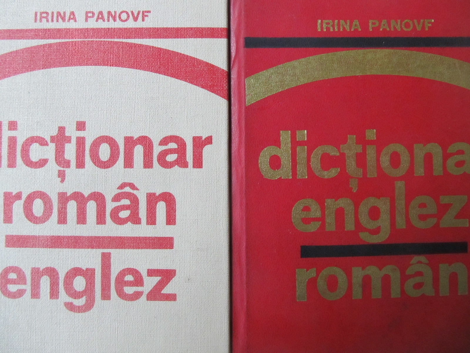 Dictionar Englez Roman , Roman Englez (2 vol.) - Irina Panovf | Detalii carte