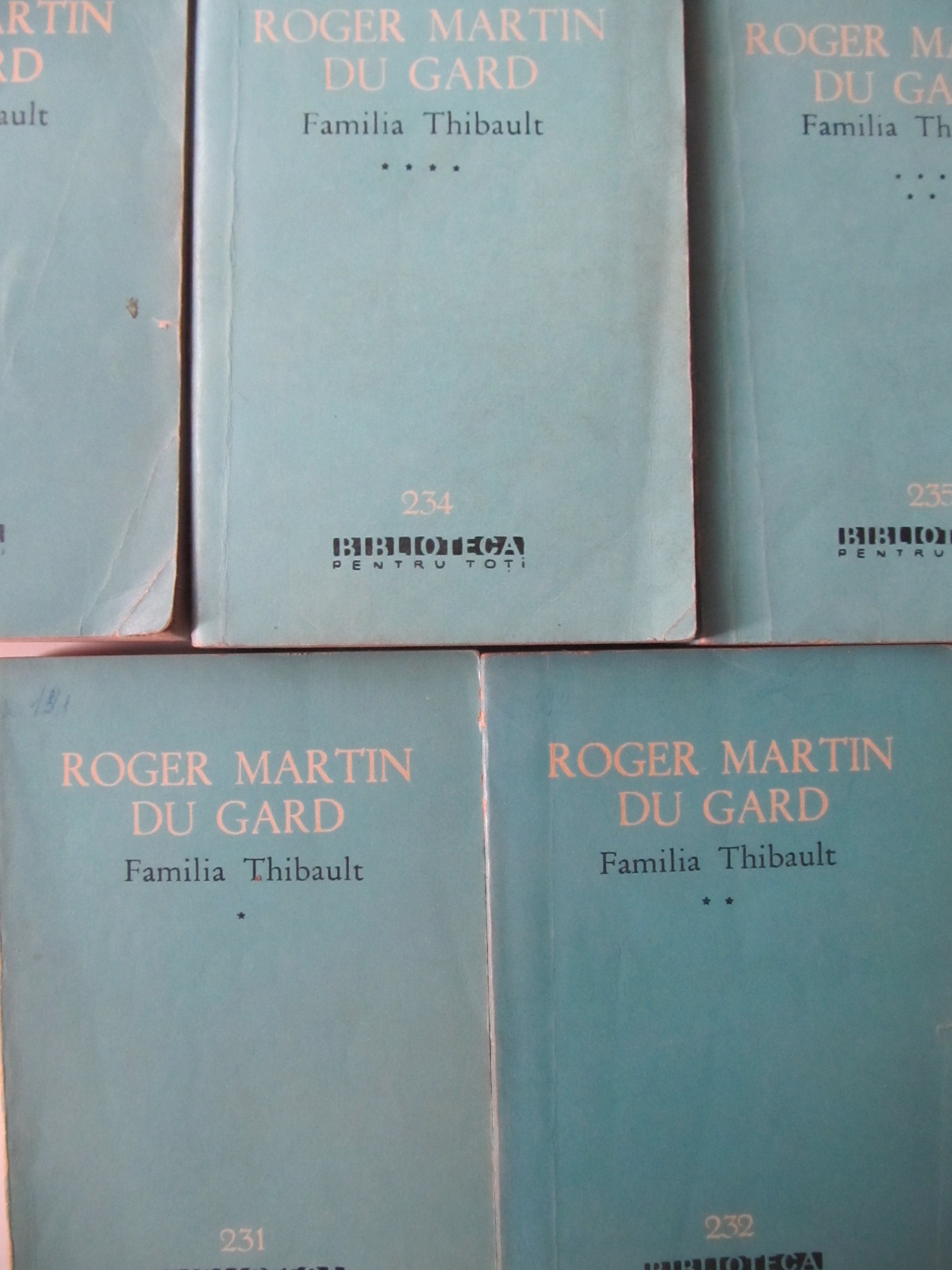 Familia Thibault (5 vol.) - complet - Roger Martin du Gard | Detalii carte