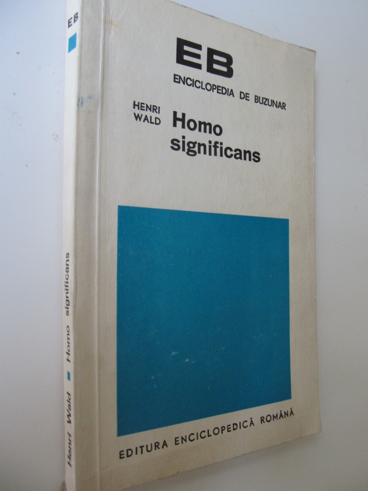 Homo significans - Henri Wald | Detalii carte