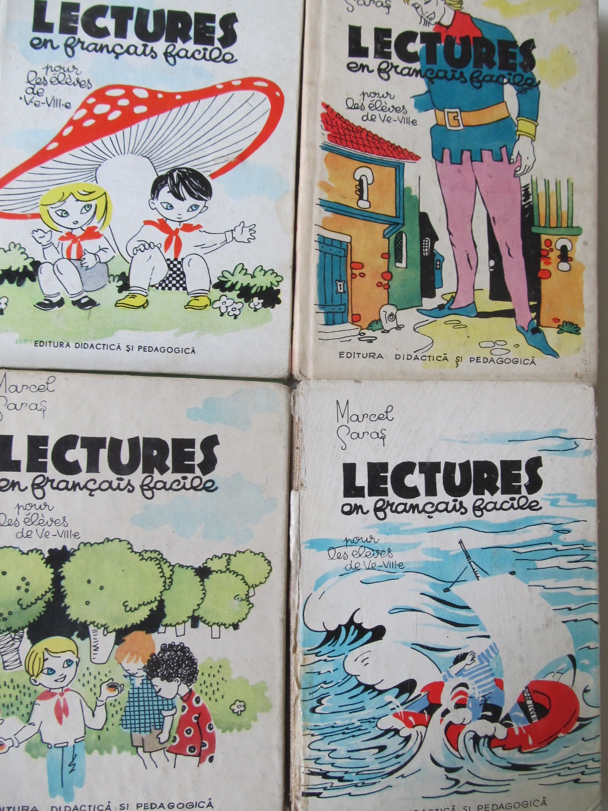 Lectures en francais facile pour les eleves de Ve-VIIIe (4 vol.) - Marcel Saras | Detalii carte